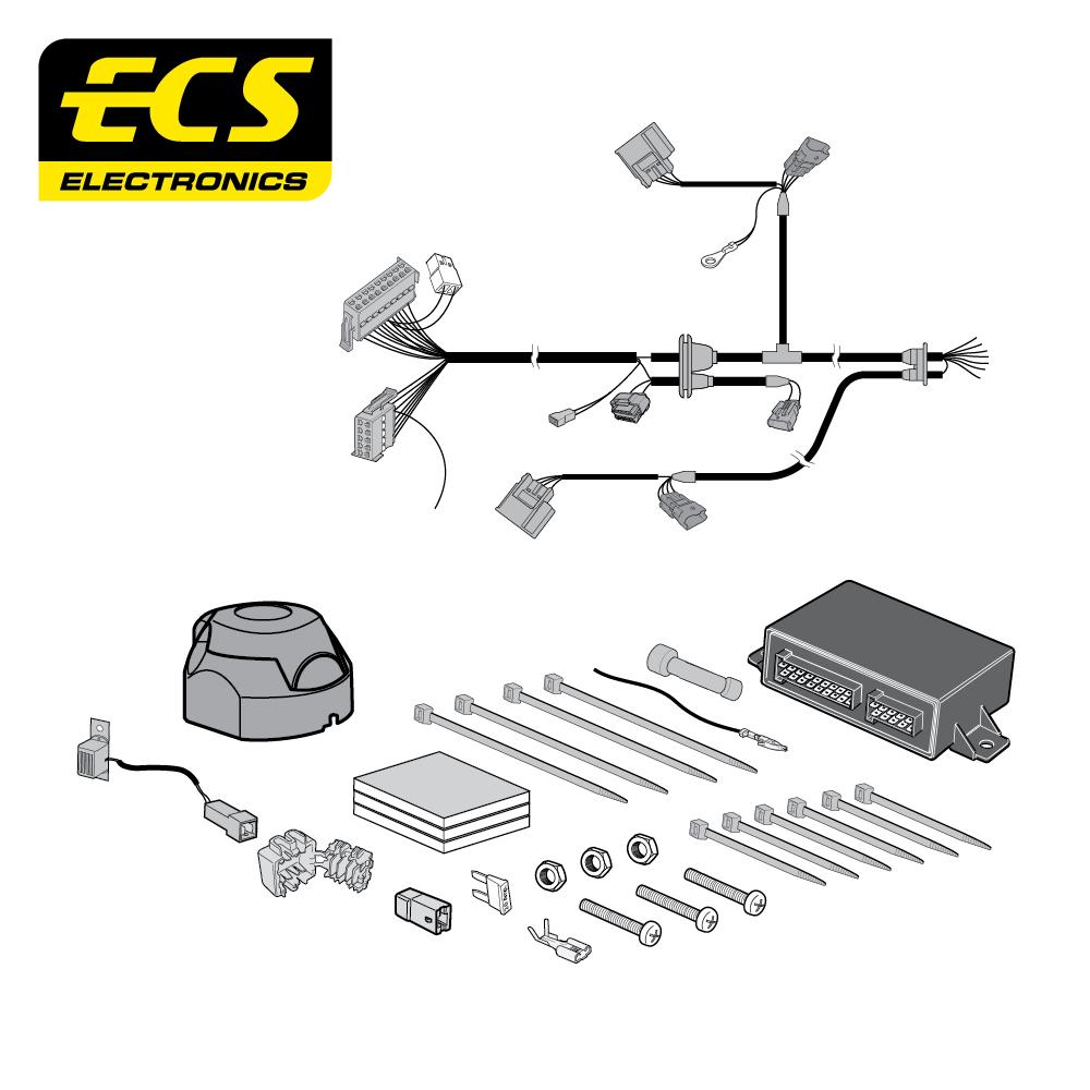 Towbar Wiring Kit RENAULT Trafic Van 08/2014 - 12/2021 7 Pin OP069BHU