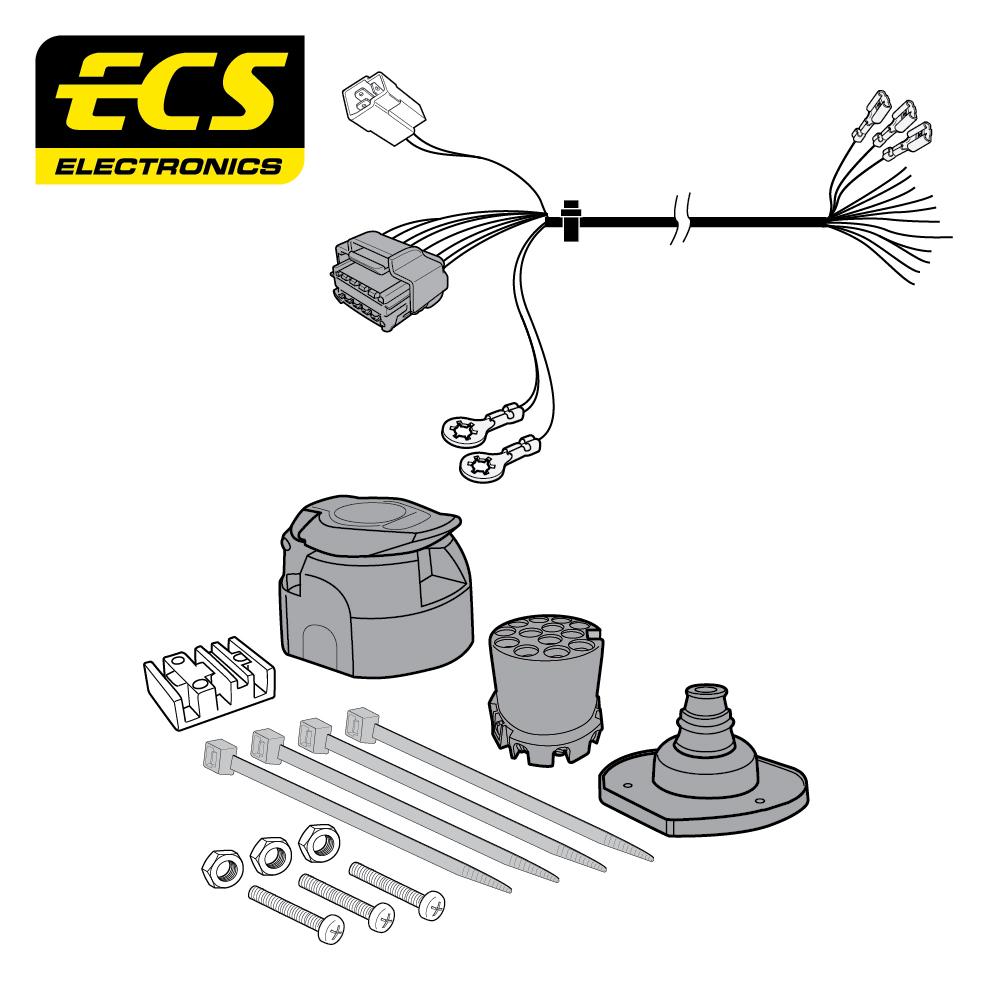 Towbar Wiring Kit RENAULT Master Chassis Cab 03/2010 - 13 Pin OP073DLU
