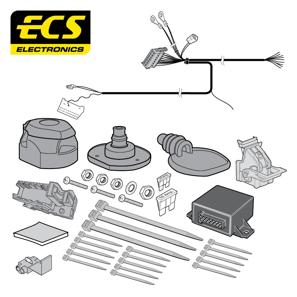 Towbar Wiring Kit PEUGEOT 208 3 & 5 Door 04/2011 - 09/2019 13 Pin PE064D1U