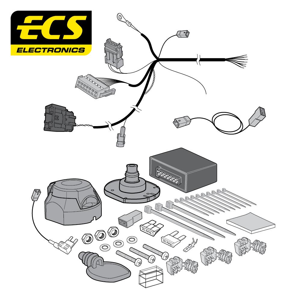 Towbar Wiring Kit CITROEN C5 Aircross SUV 01/2019 - 7 Pin PE08407MU