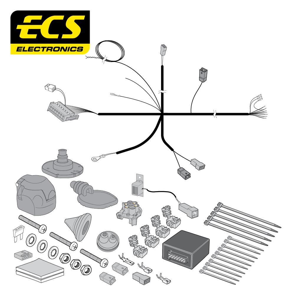 Towbar Wiring Kit RENAULT Scenic MPV 11/2016 - 7 Pin RN14307U