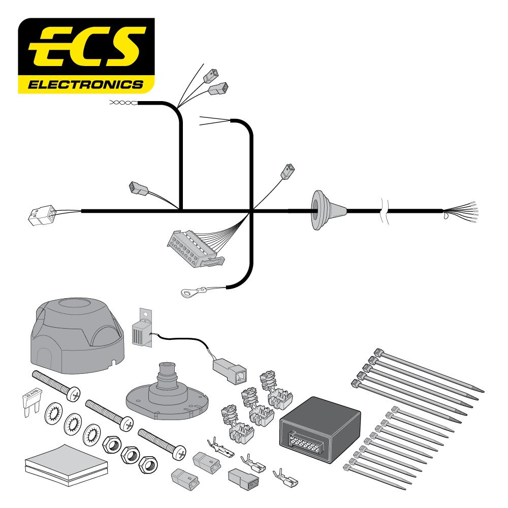 Towbar Wiring Kit DACIA Duster II SUV 06/2018 - 7 Pin RN14407MU