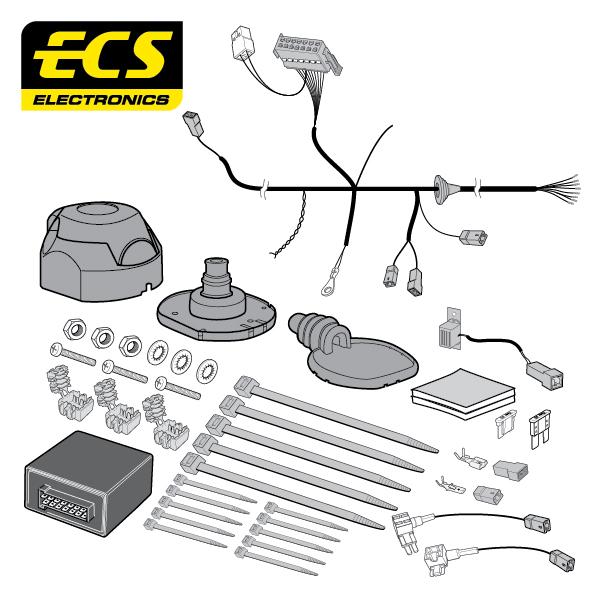 Towbar Wiring Kit SSANGYONG Tivoli 5 Door 09/2019 - 7 Pin SY02207U