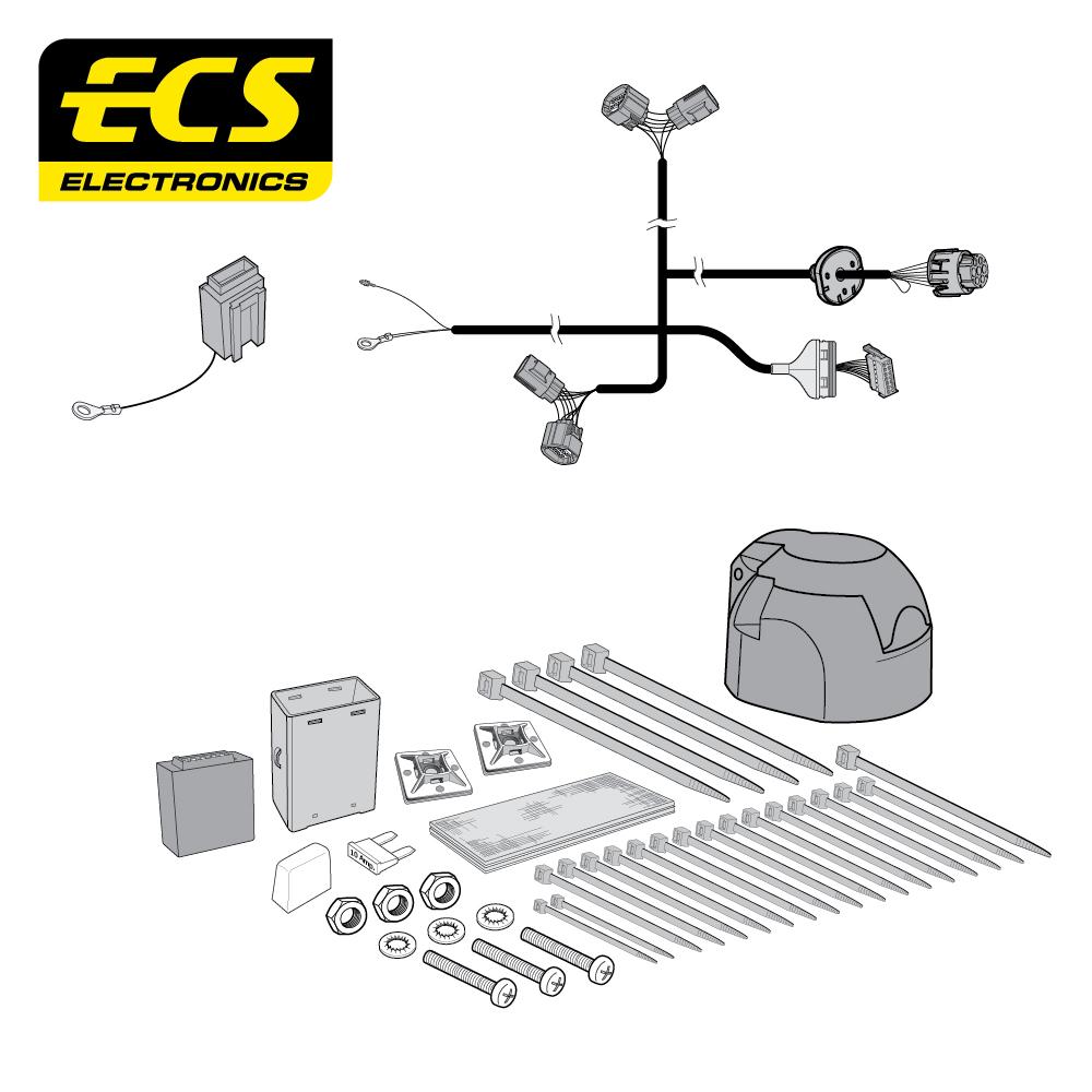 Towbar Wiring Kit TOYOTA Hi-Lux Pickup 10/2005 - 7 Pin TO26007U