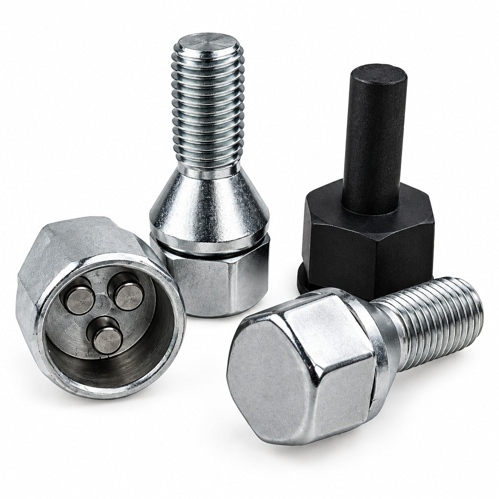 Pair of M12 Locking Wheel Bolts For Trailers & Caravans MP7661