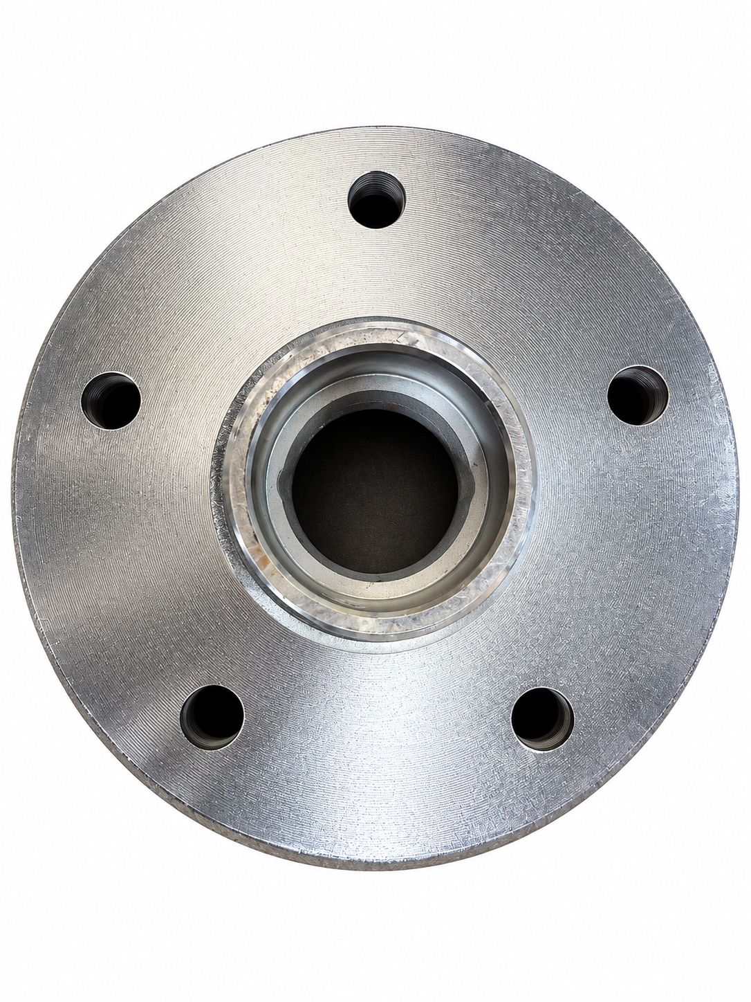 Indespension hub face view showing 5 stud holes at 6.5" PCD