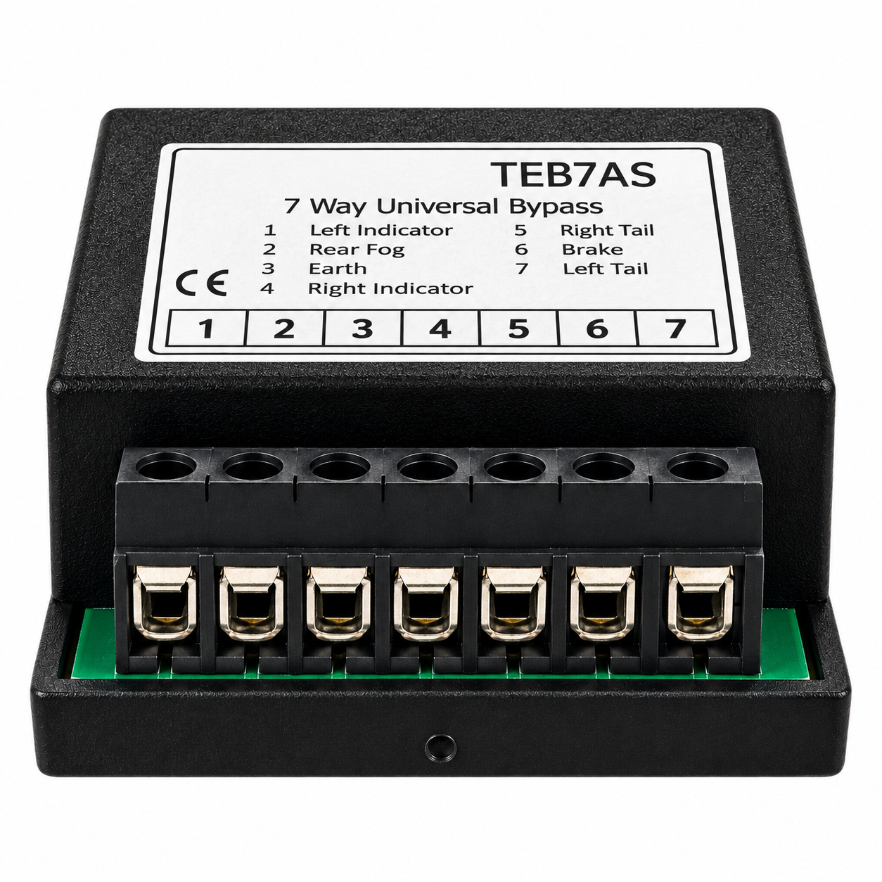 TEB7AS 7 Way Towing Bypass Relay Universal 12V Towbar Trailer Electrics MP3877