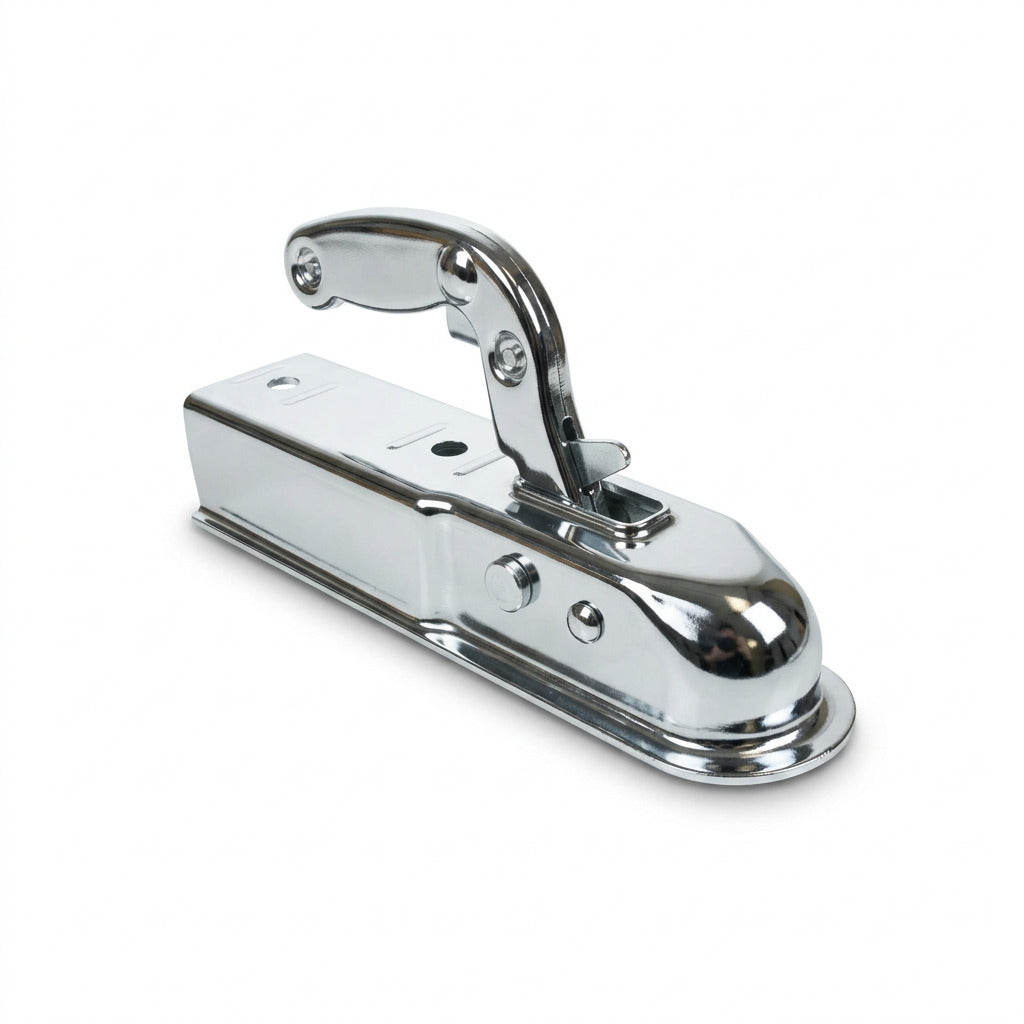Unbraked Trailer Hitch Head Pressed Steel for 60mm box