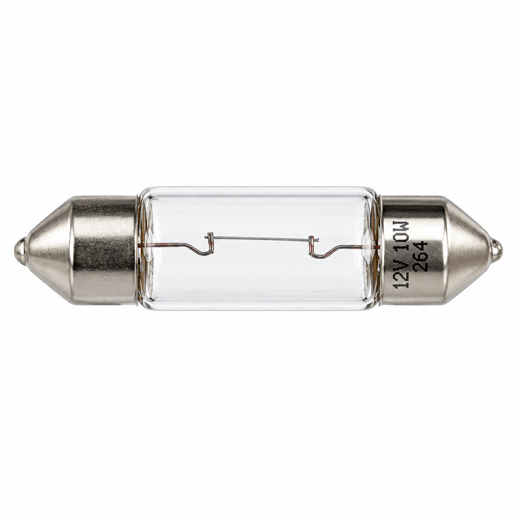 EB264 12 volt 10w Festoon Bulb for trailers cars vans