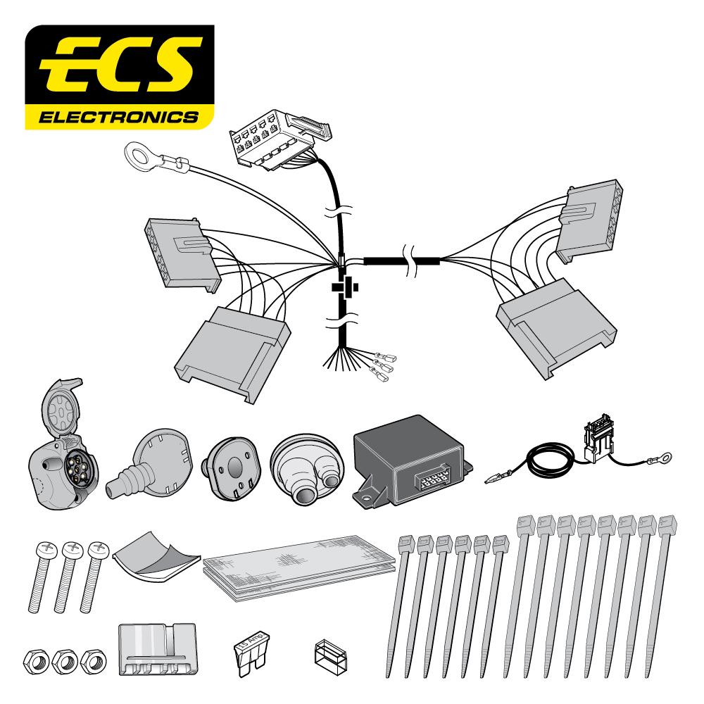 Towbar Wiring Kit FORD Transit Van 01/2000 - 03/2014 7 Pin FR028BLU