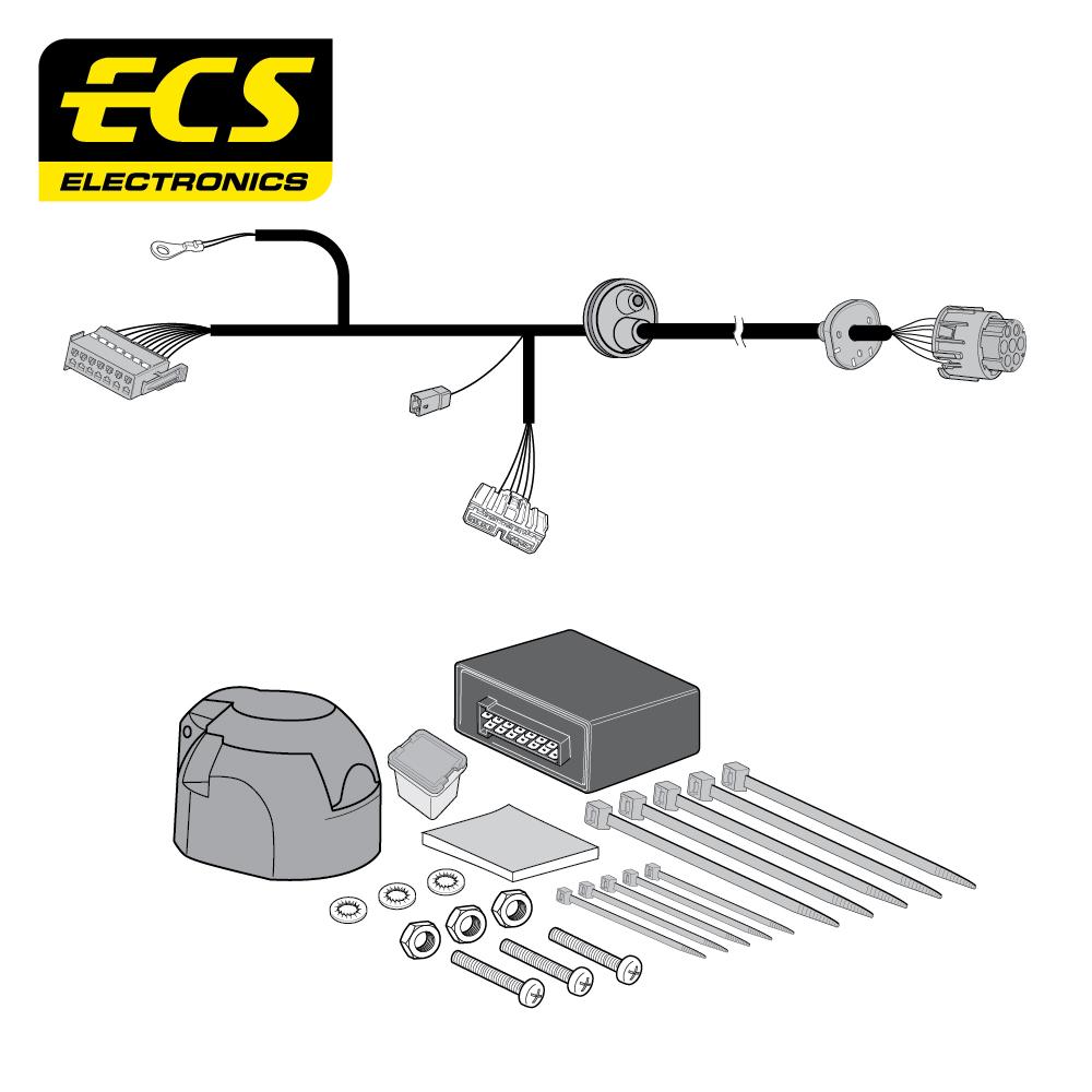 Towbar Wiring Kit LANDROVER Freelander 2 SUV 09/2006 - 10/2012 7 Pin LR01807U