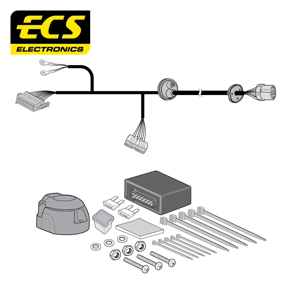 Towbar Wiring Kit LANDROVER Freelander 2 SUV 09/2006 - 10/2012 13 Pin LR01813U
