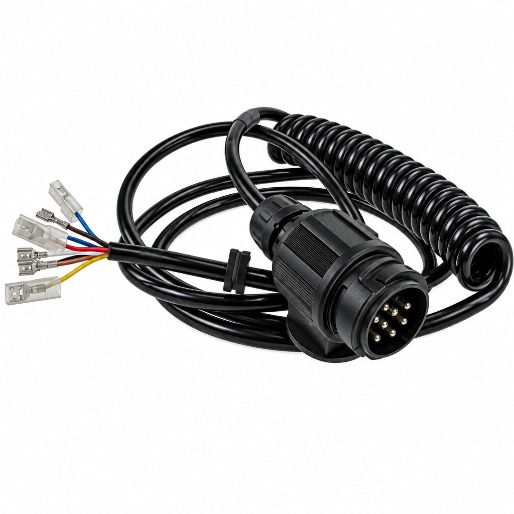 Replacement Trailer 13 pin plug & lead with Spade Terminals for Ifor Williams Trailers MP5908