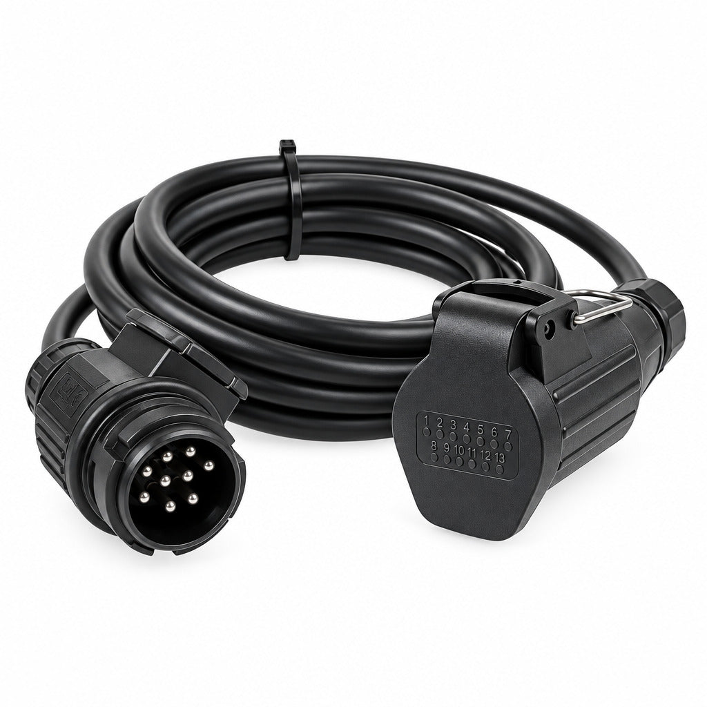 Maypole 8 Pin 3m Extension Lead – 8 Pin Plug & 13 Pin Flying Socket MP58587
