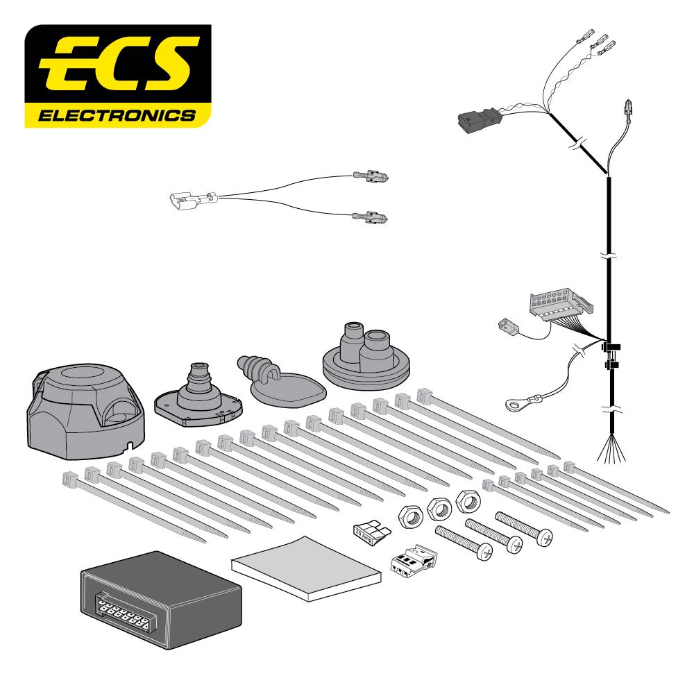 Towbar Wiring Kit VOLKSWAGEN Golf VI plus Hatchback 5 door 04/2009 - 07/2014 7 Pin VW096B1U